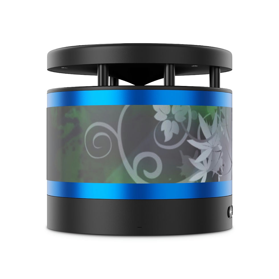 Thumbnail: Emerald City Music Hall Metal Bluetooth Speaker and Wireless Charging Pad