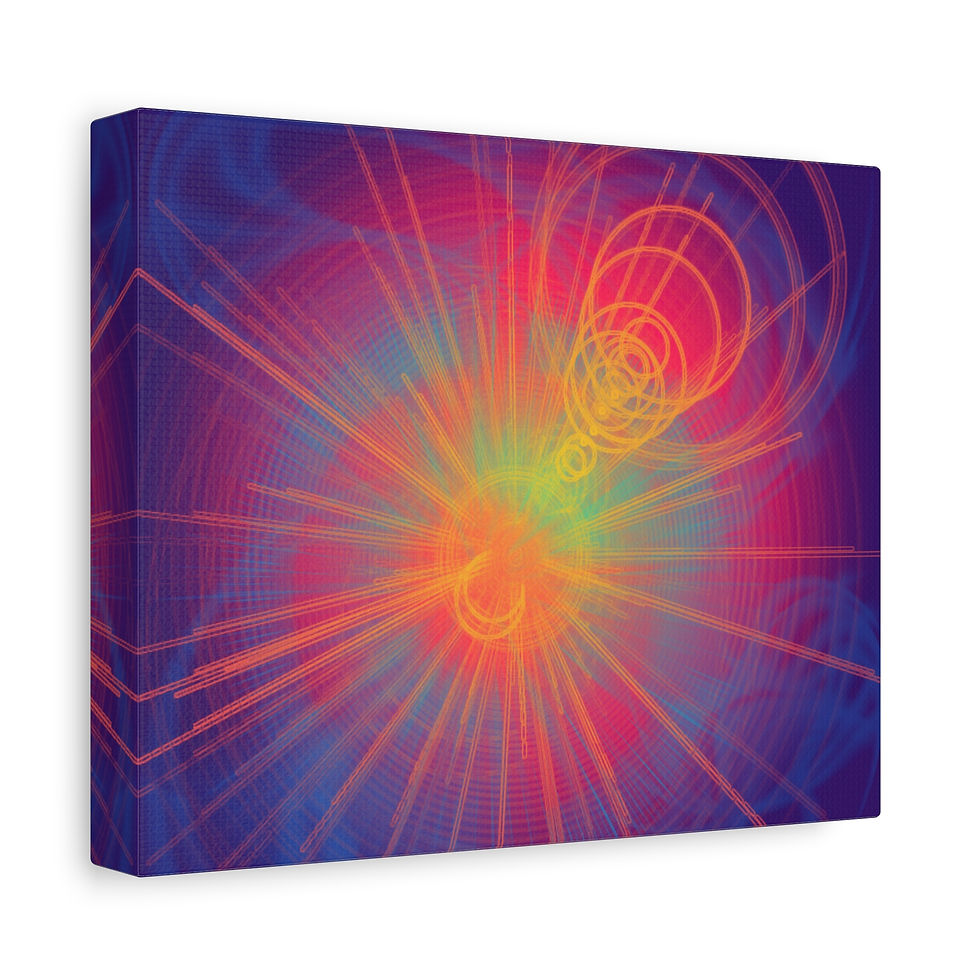Thumbnail: Skies on Fire Canvas Gallery Wraps