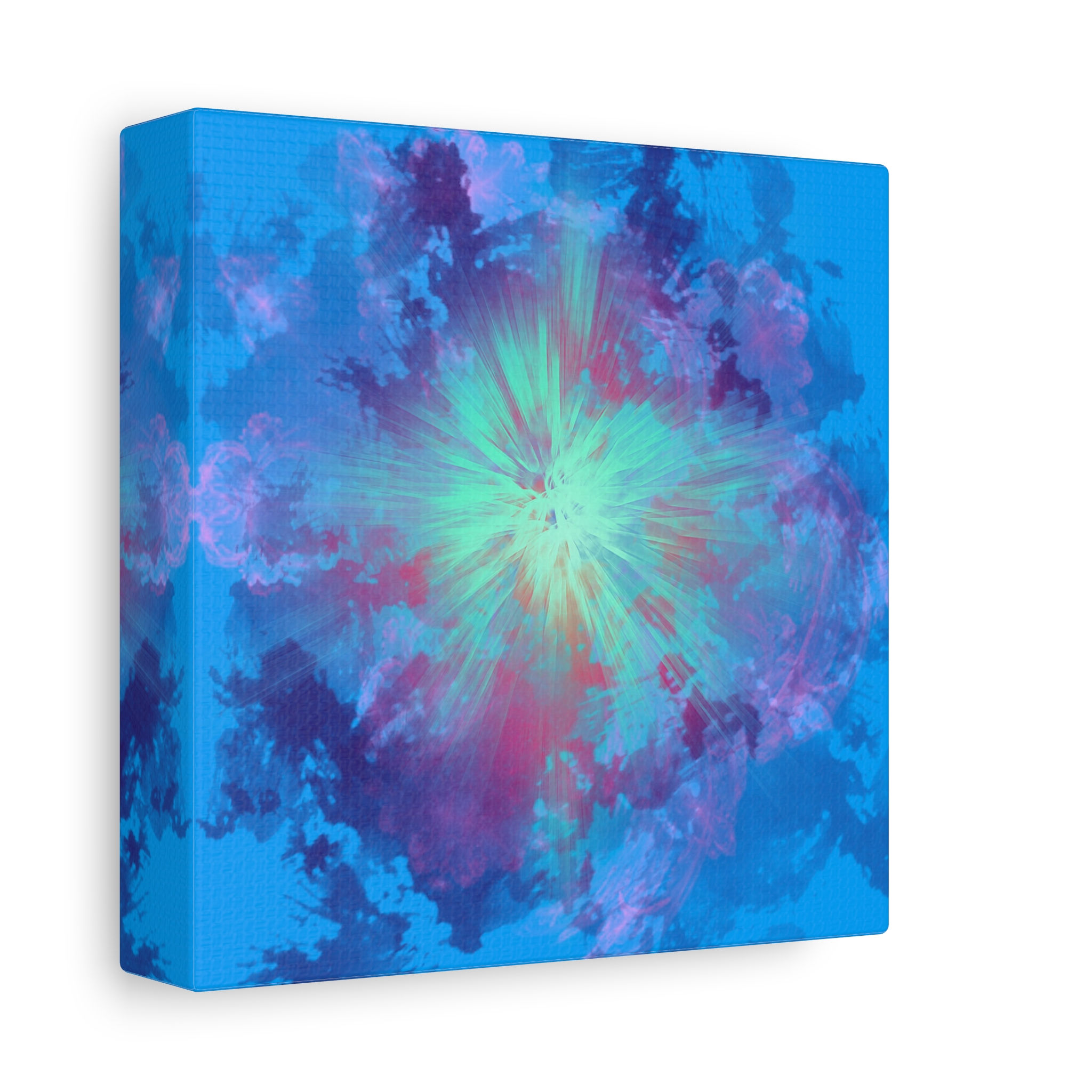 Minty Illumination Canvas Gallery Wraps