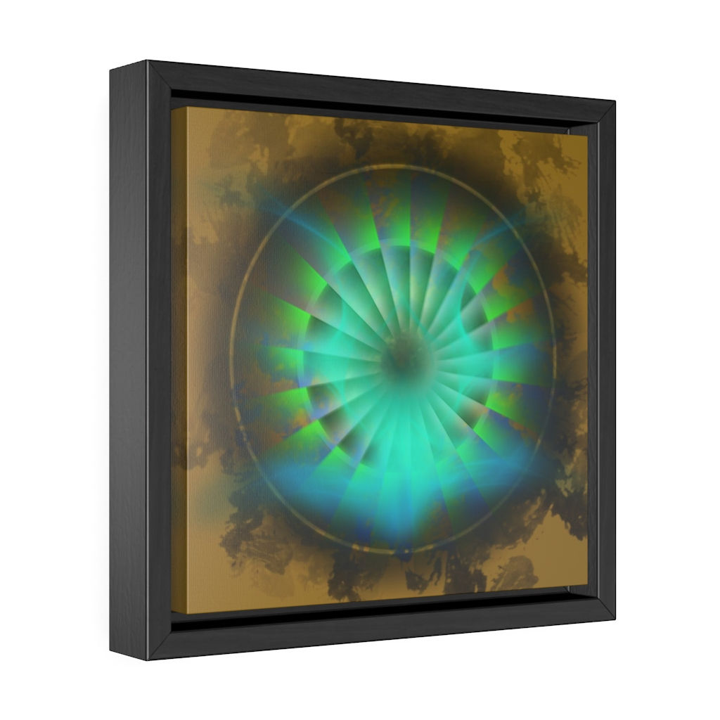 Soothing Compass Gallery Canvas Wraps With Square Frame