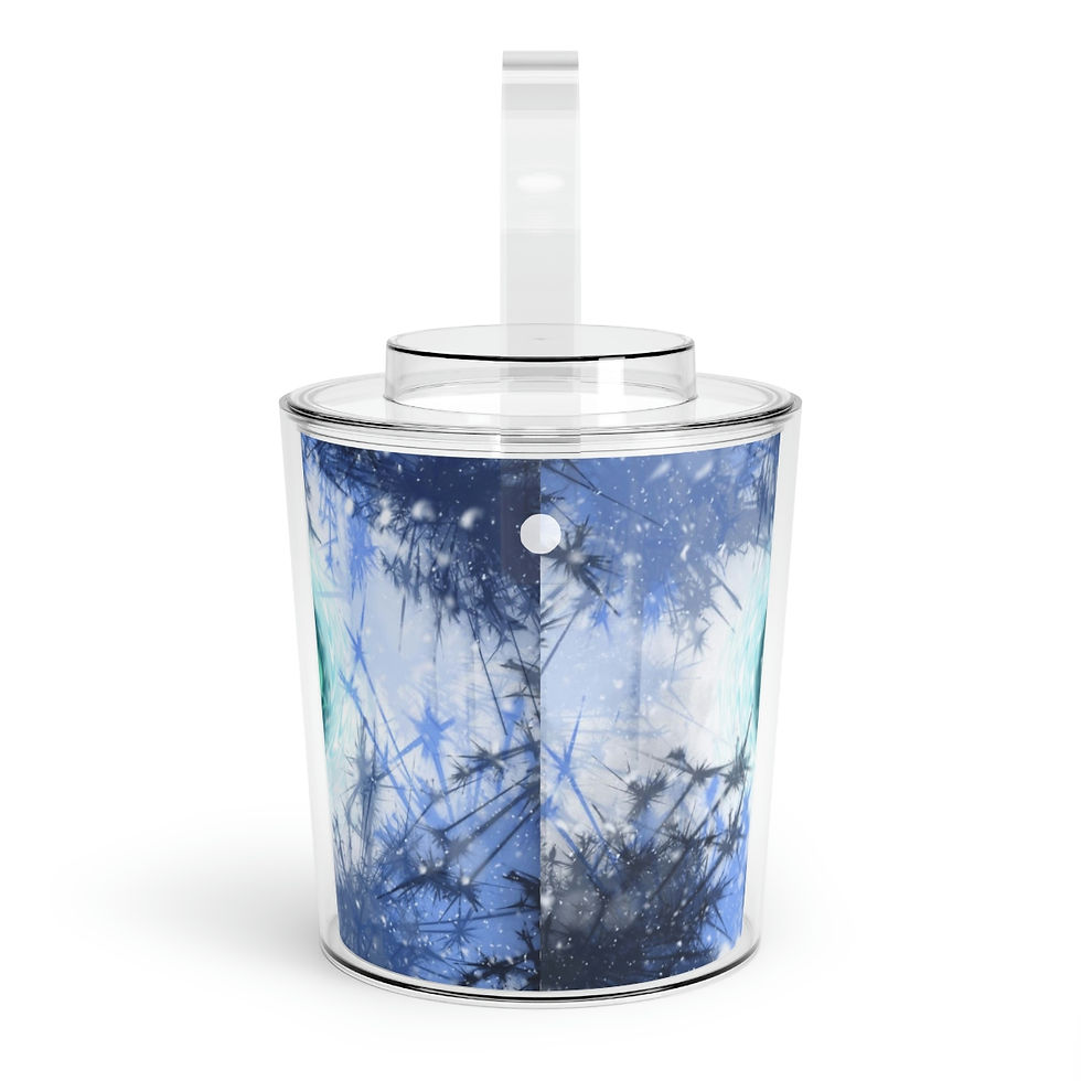 Thumbnail: 2 Hearts One Ice Bucket with Tongs
