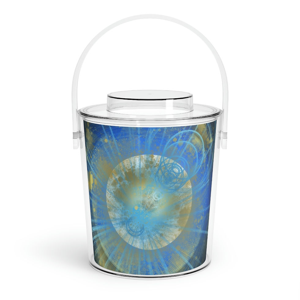 Thumbnail: Tranquil Home Star Ice Bucket with Tongs