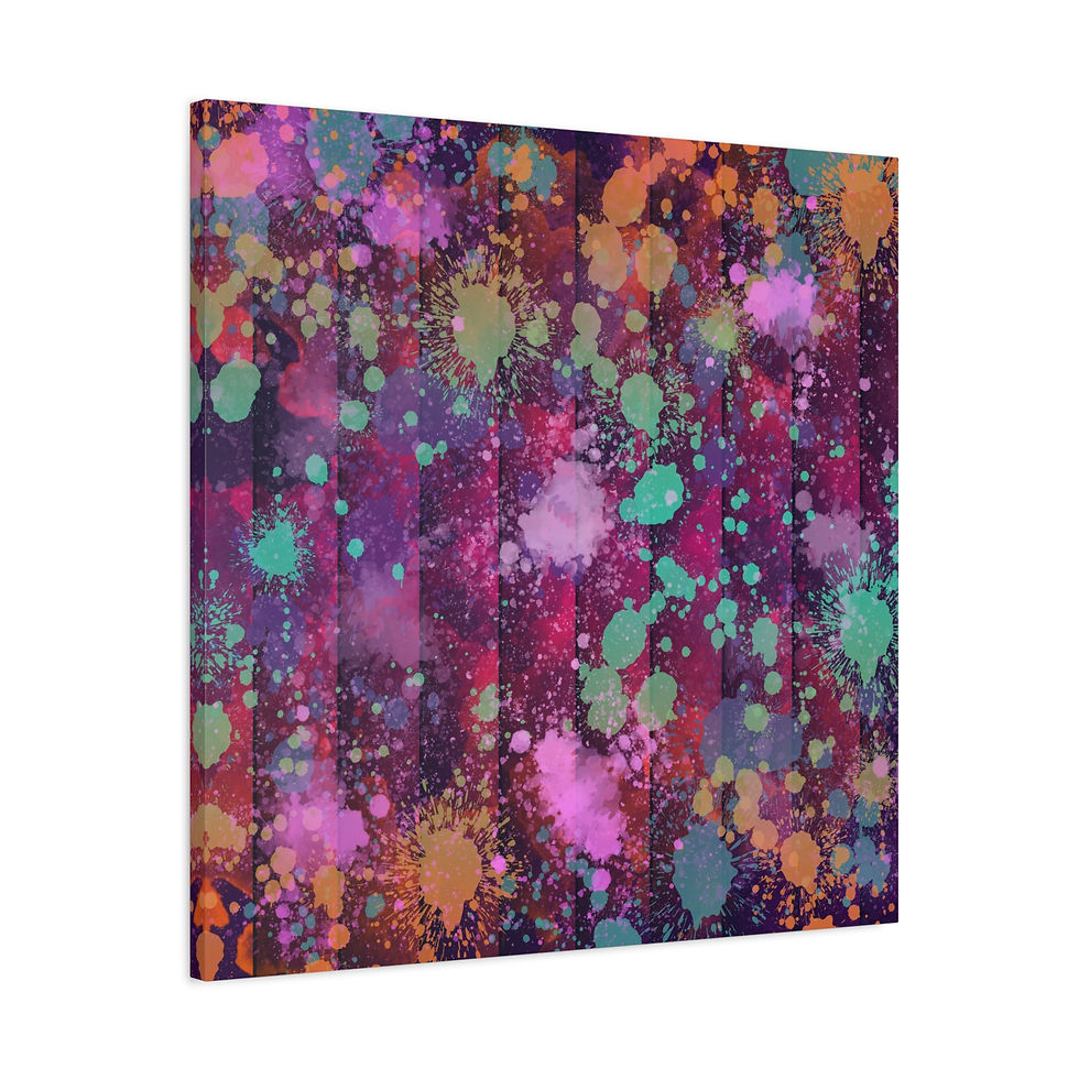 Thumbnail: Strawberry Mint Curtains Canvas Gallery Wraps