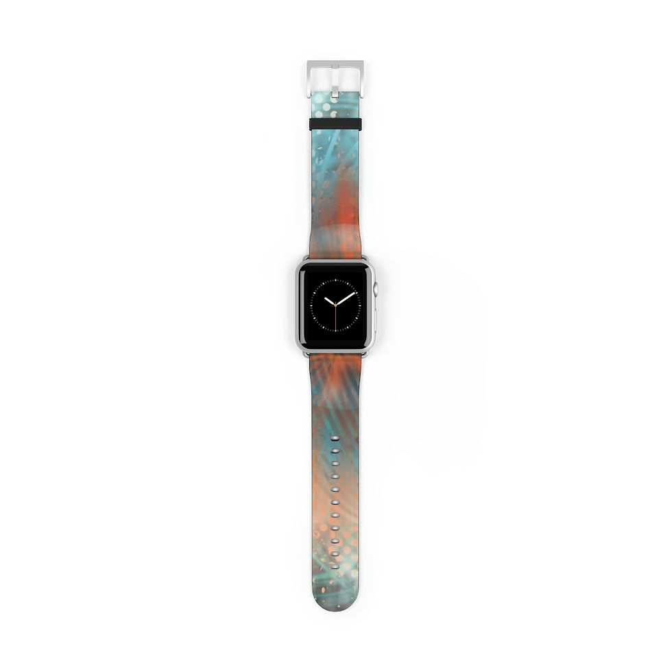 Thumbnail: Divine Spectrum Apple Leather Watch Band