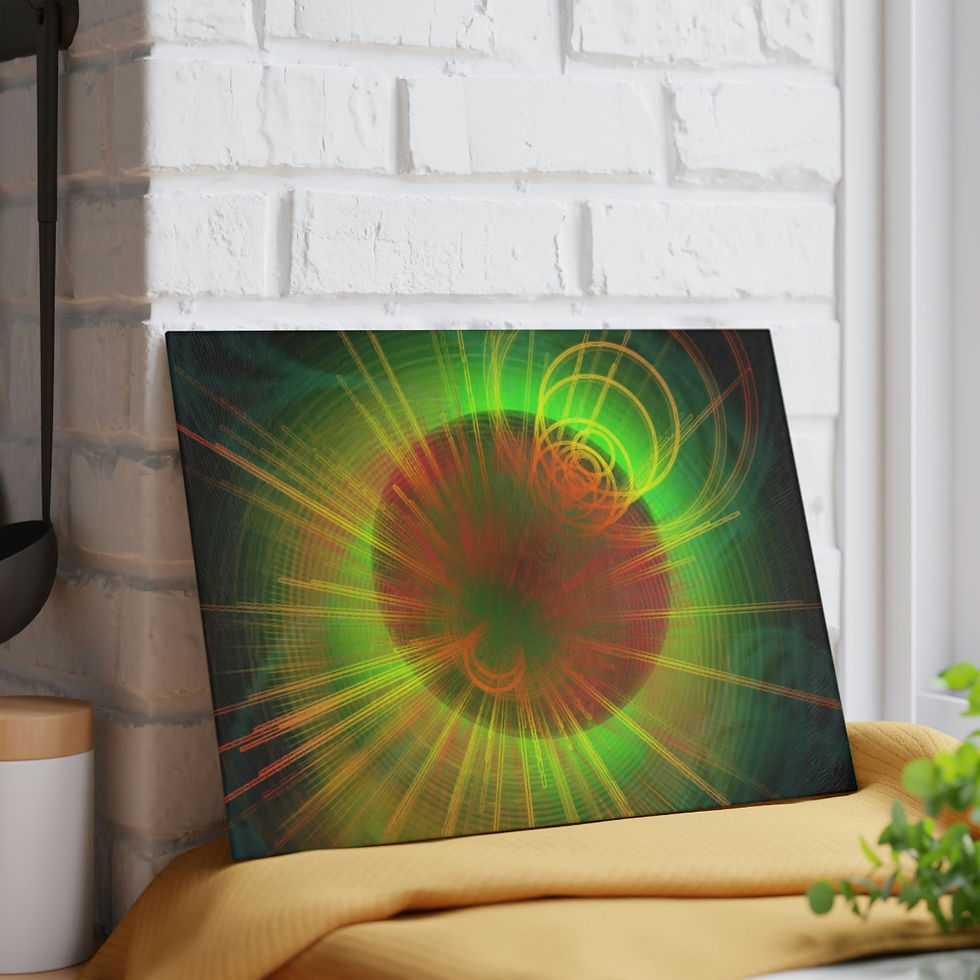 Thumbnail: Negative Orbit Glass Cutting Board