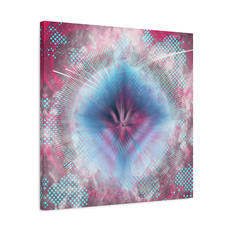 Thumbnail: Steamy Meditation Canvas Gallery Wraps