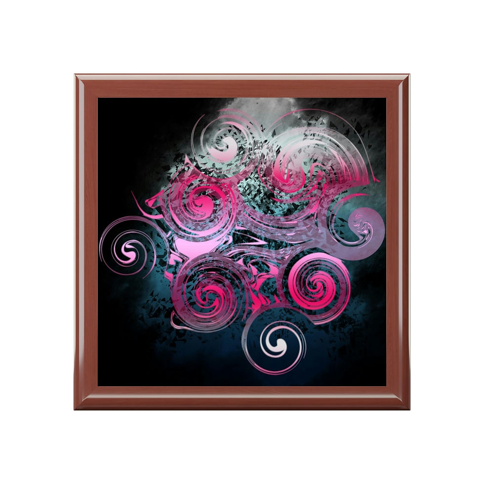Thumbnail: Rosey Spiral Gears Jewelry Box