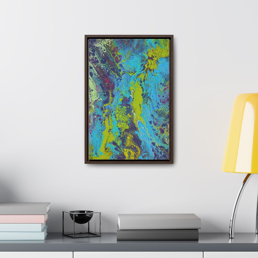 Thumbnail: Mossy Marsh Canvas Wraps With Vertical Frame