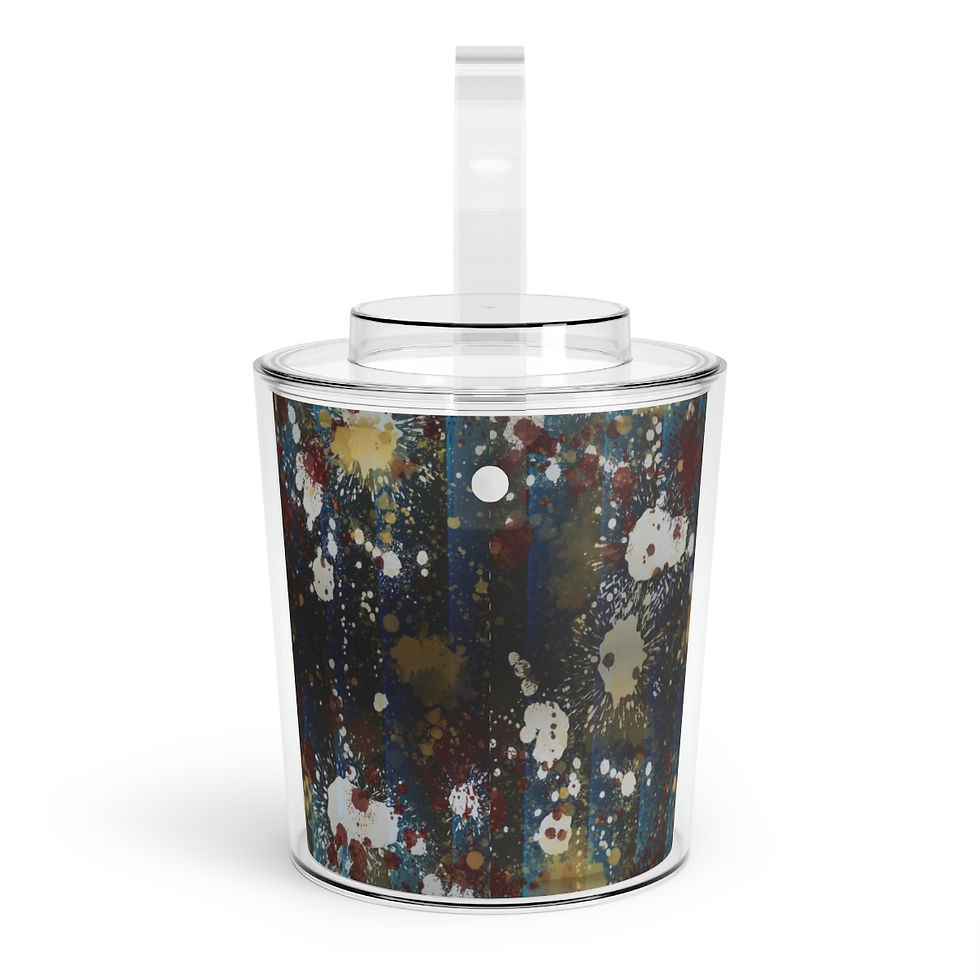 Thumbnail: Golden July Curtains Ice Bucket with Tongs