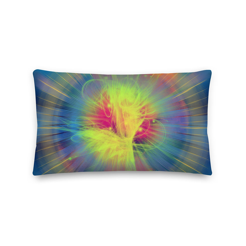 Thumbnail: Rainbow Time Machine Premium Pillow