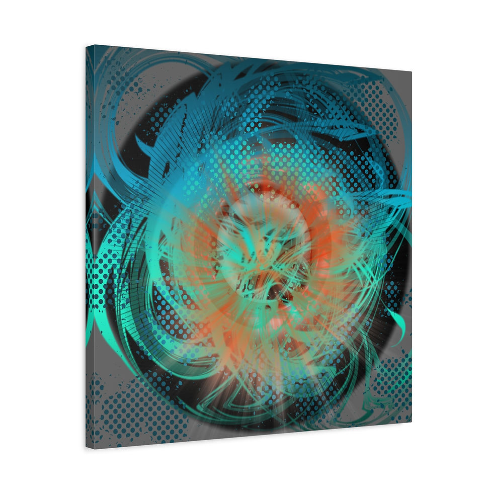 Thumbnail: Sketchy Illumination Canvas Gallery Wraps