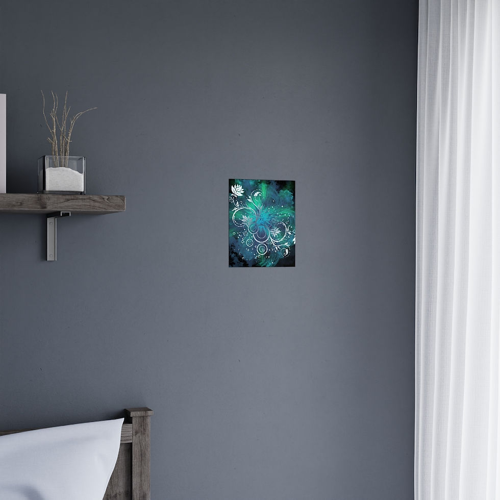 Thumbnail: Midnight Blossom Premium Matte Posters