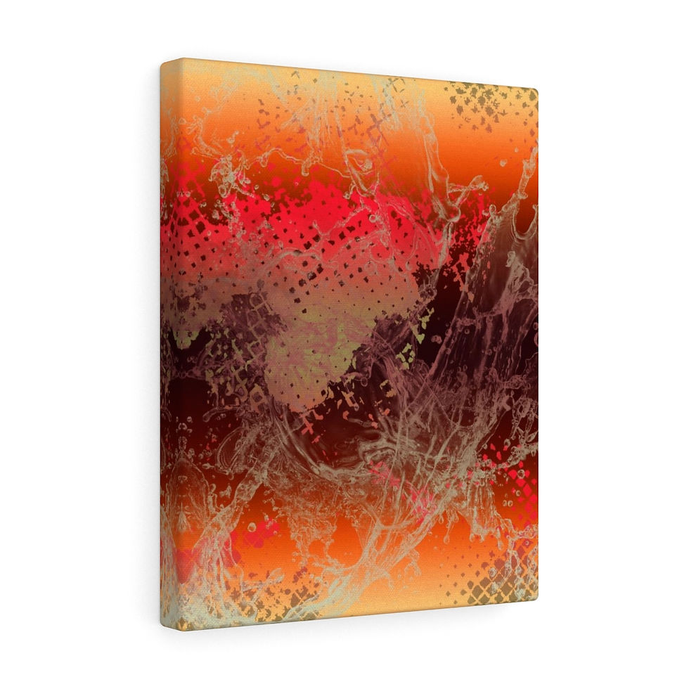 Thumbnail: Volcanic Rush Canvas Gallery Wraps