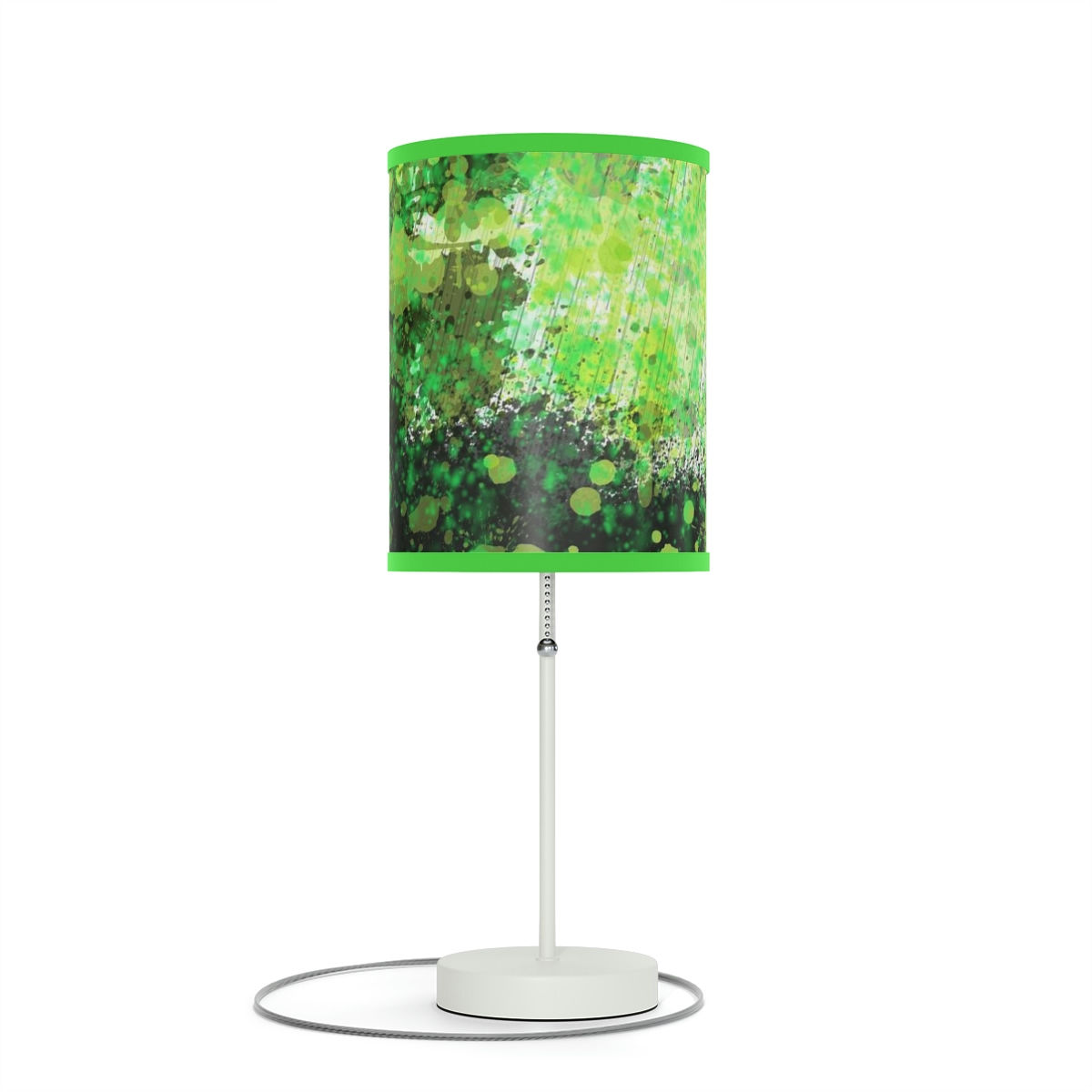Fuzzy Green Tree Stand-Up Lamp