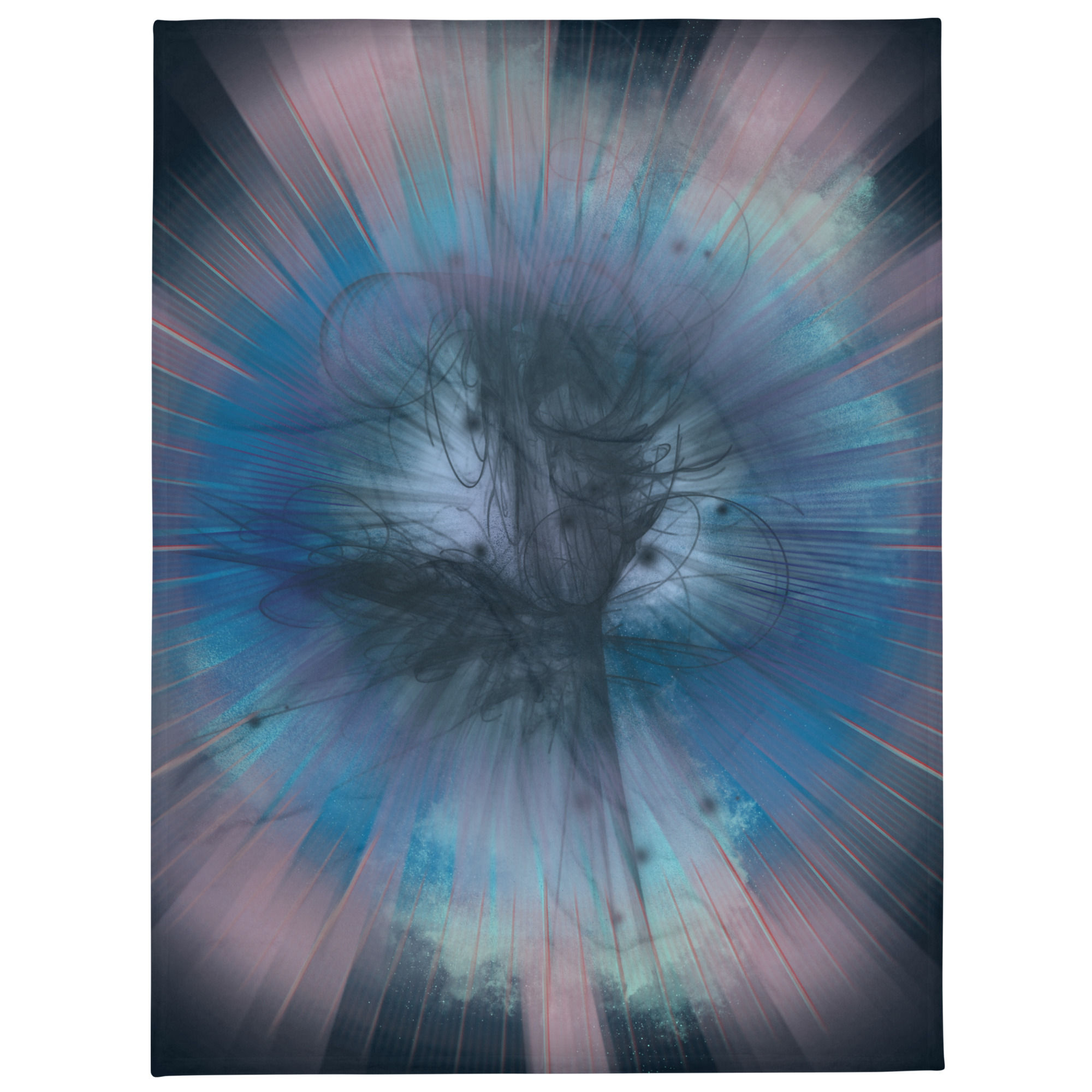 Satellite Starburst Throw Blanket