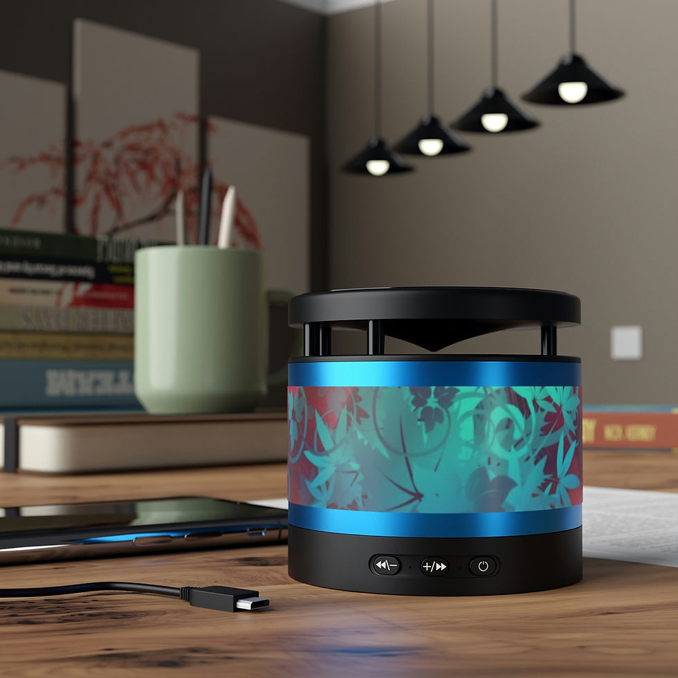 Thumbnail: Heartbeat Hotel Metal Bluetooth Speaker and Wireless Charging Pad