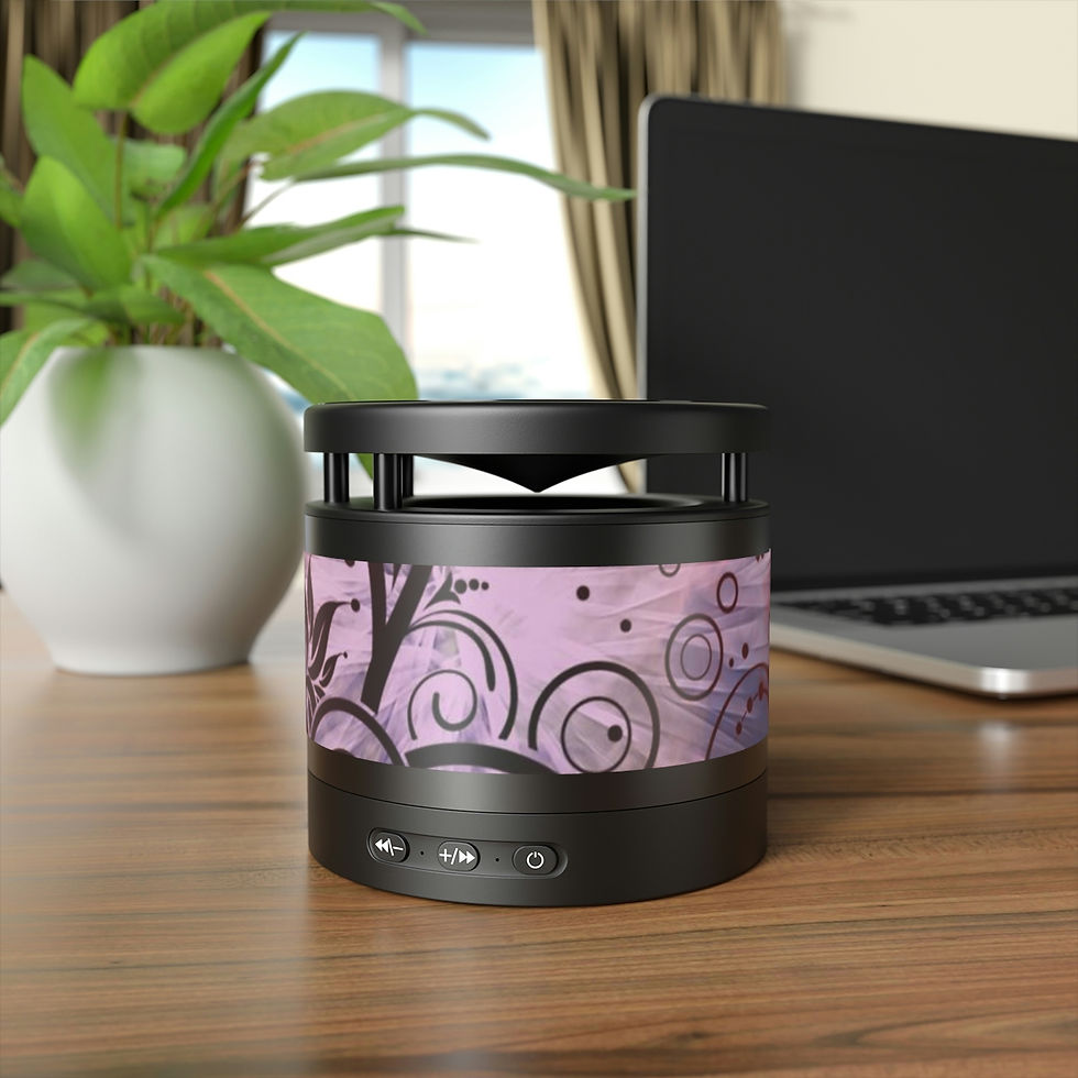 Thumbnail: Embalming Florets Metal Bluetooth Speaker and Wireless Charging Pad