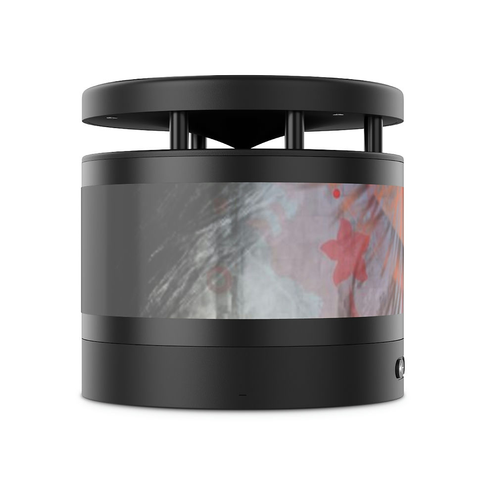 Thumbnail: Card of Suns Metal Bluetooth Speaker and Wireless Charging Pad