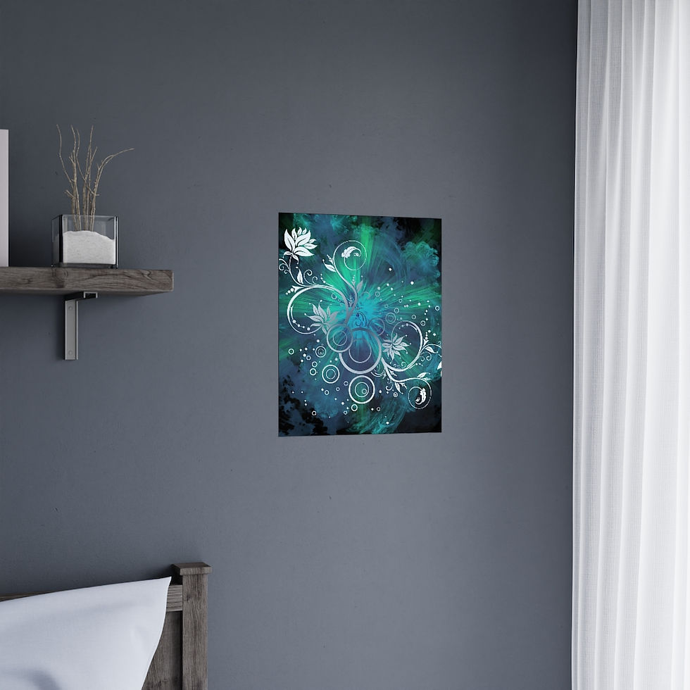 Thumbnail: Midnight Blossom Premium Matte Posters