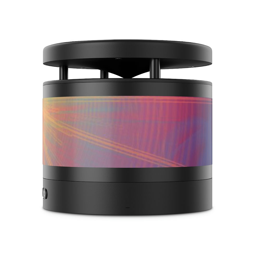 Thumbnail: Skies on Fire Metal Bluetooth Speaker and Wireless Charging Pad