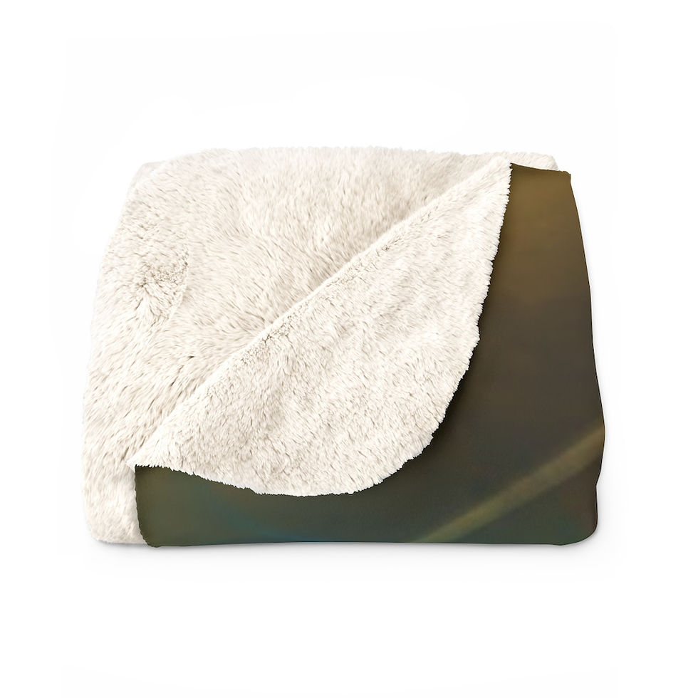 Thumbnail: Soothing Compass Sherpa Fleece Blanket