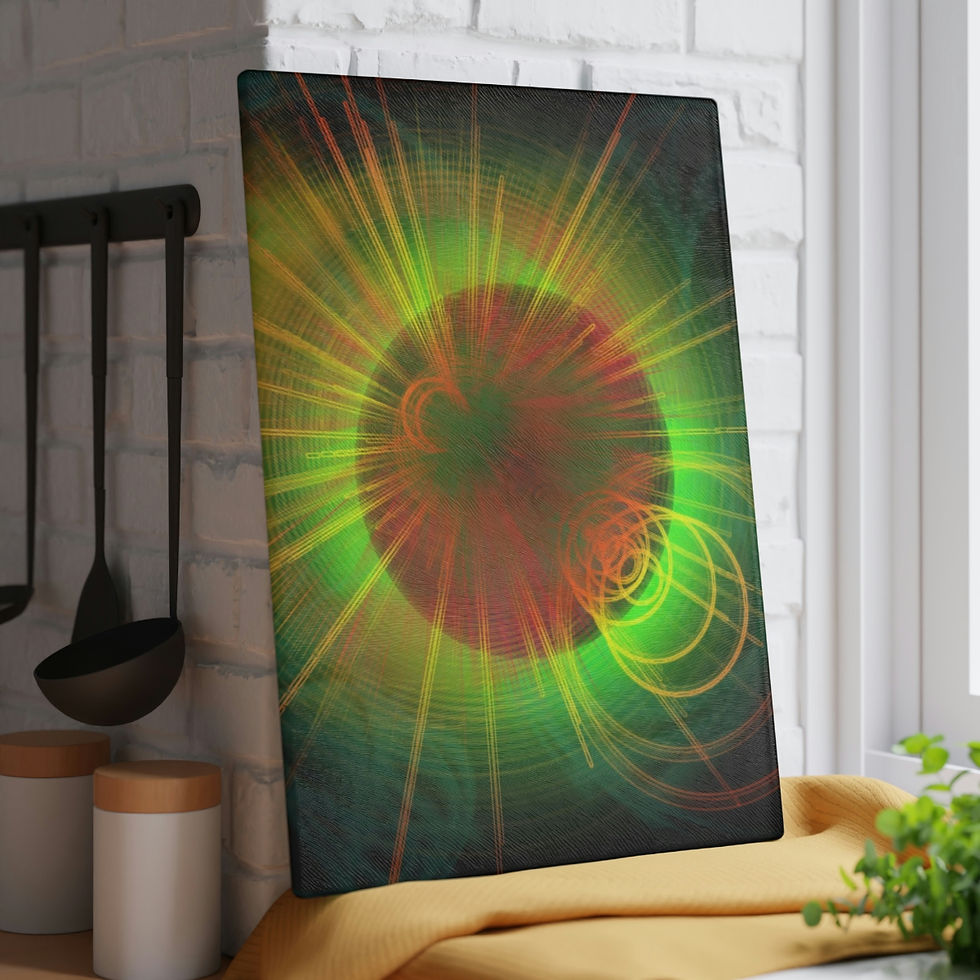 Thumbnail: Negative Orbit Glass Cutting Board