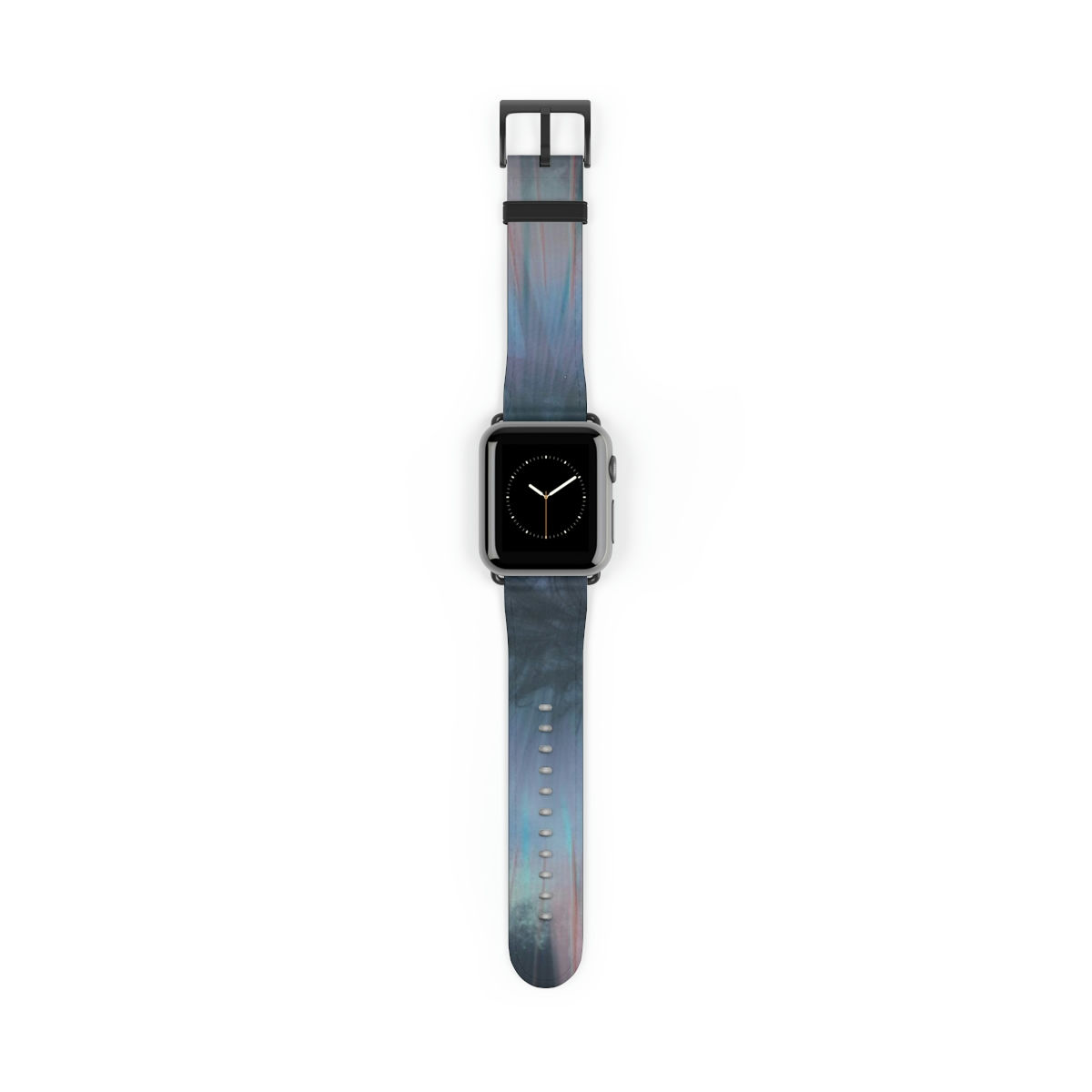 Satellite Starburst Apple Leather Watch Band