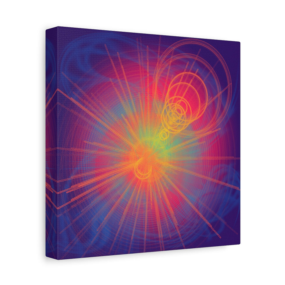 Thumbnail: Skies on Fire Canvas Gallery Wraps