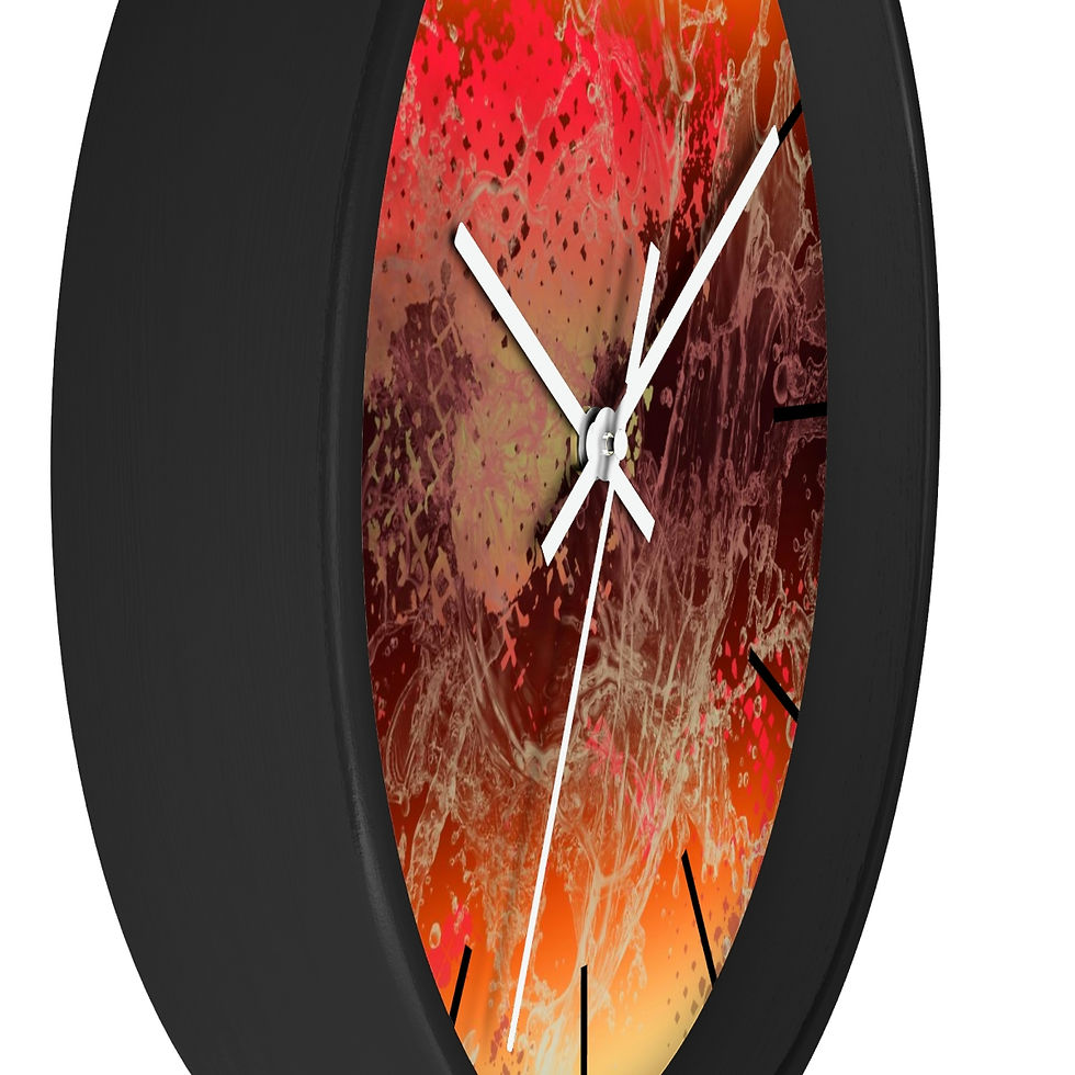 Thumbnail: Volcanic Rush Waves Wall Clock