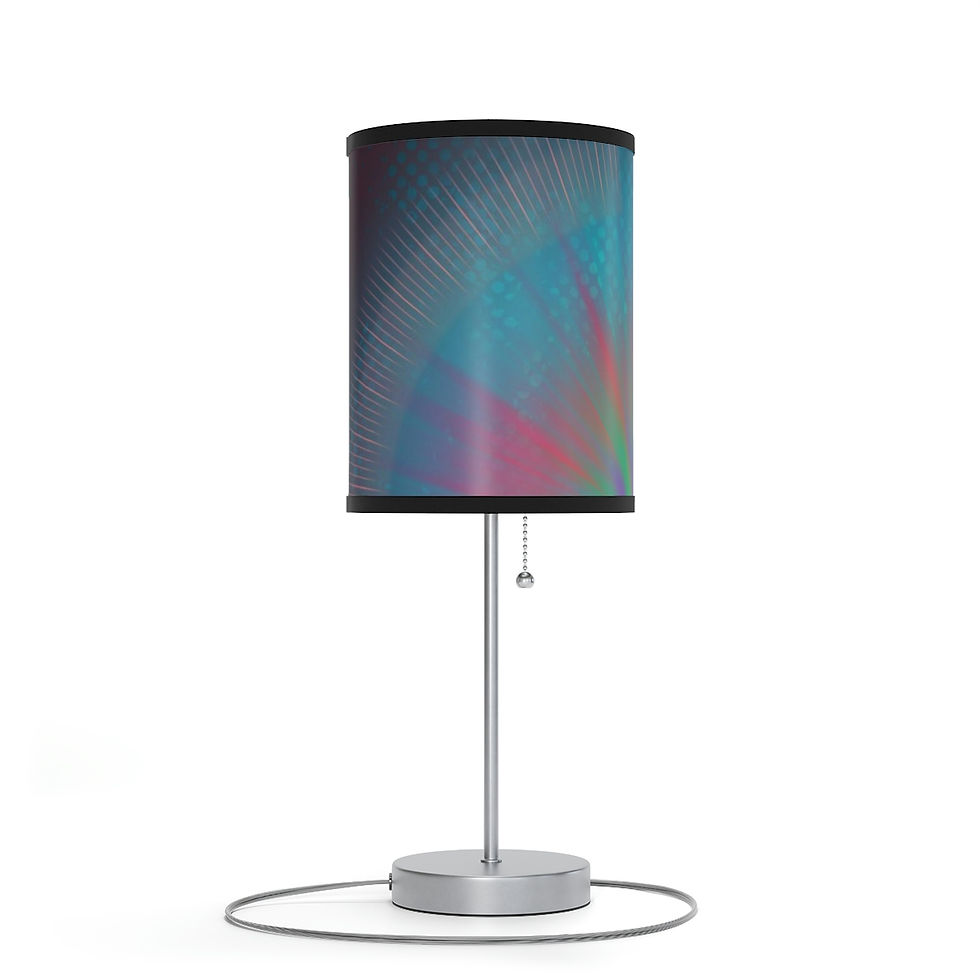 Thumbnail: Rainbow Halftone Stand-Up Lamp