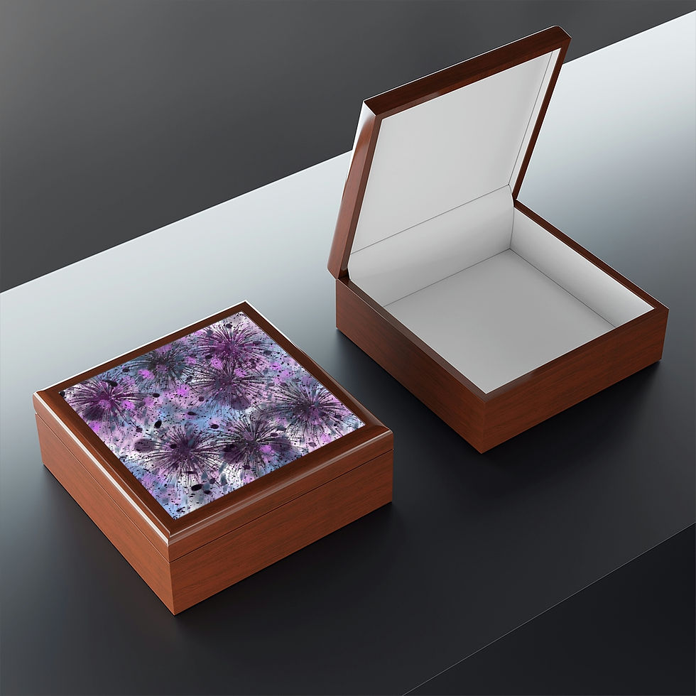 Thumbnail: Sunset and Fireworks Jewelry Box