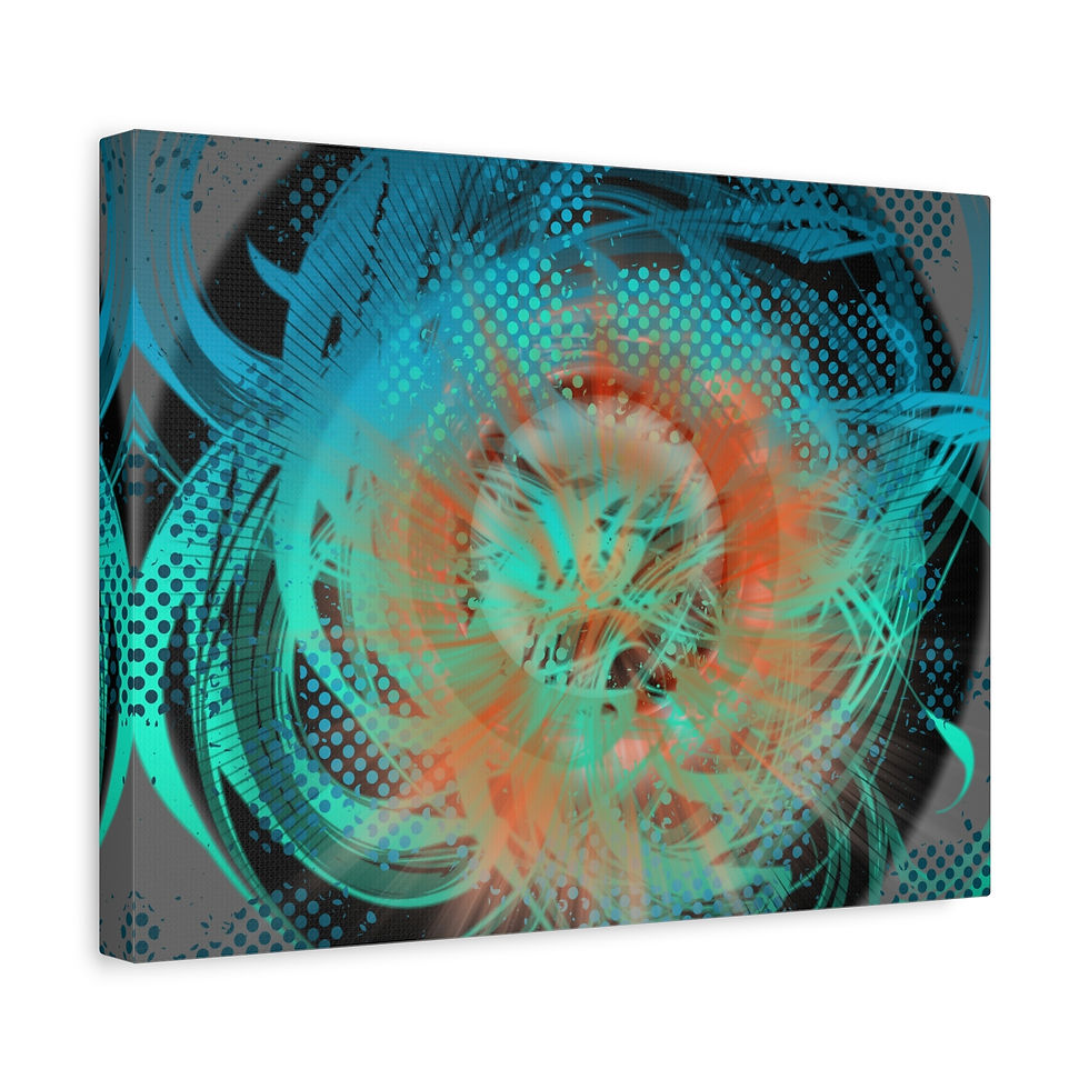 Thumbnail: Sketchy Illumination Canvas Gallery Wraps