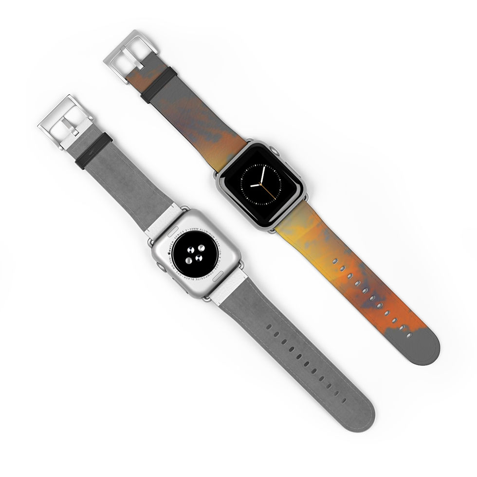 Thumbnail: Sound Of Music Apple Leather Watch Band