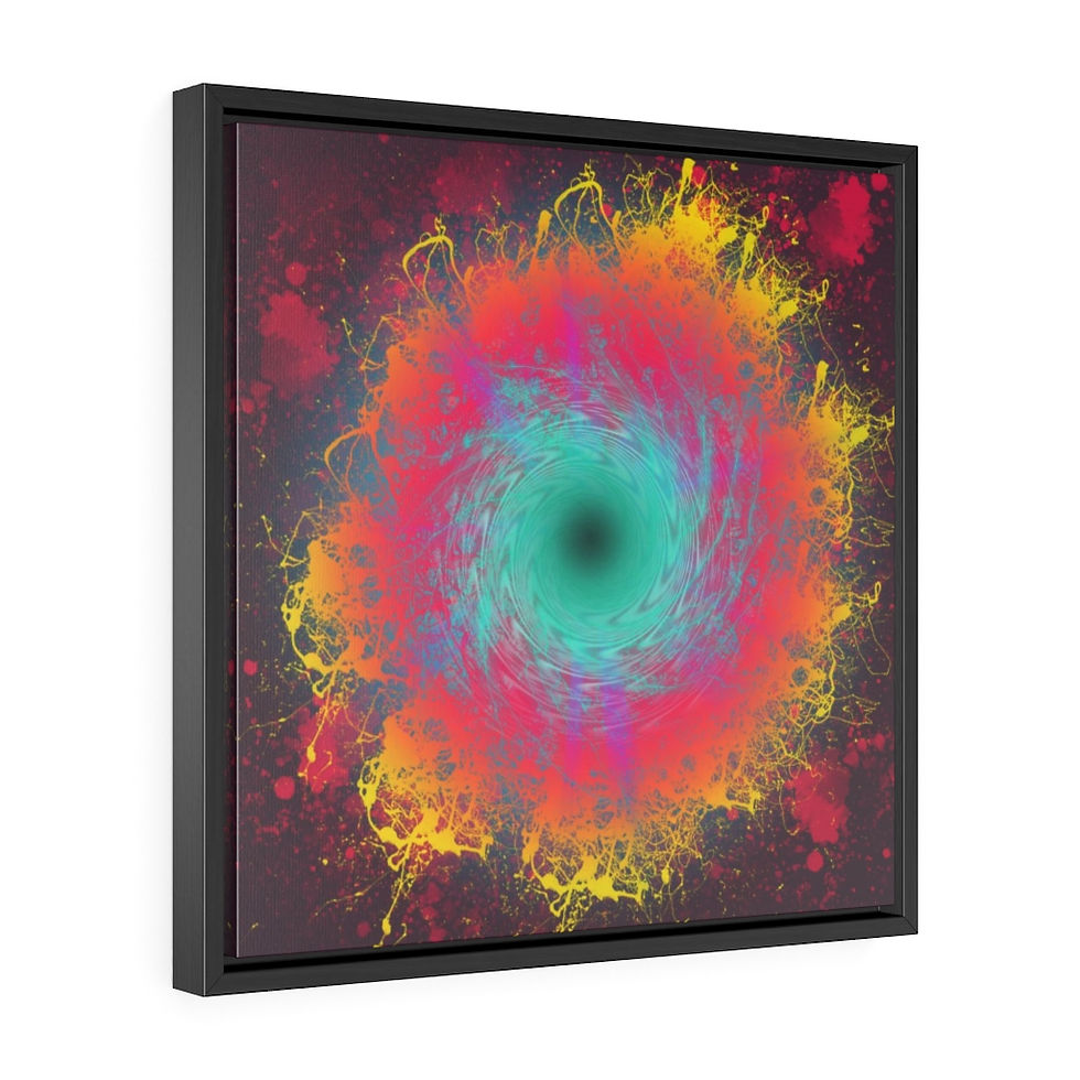Thumbnail: Fresh and Flurry Gallery Canvas Wraps With Square Frame
