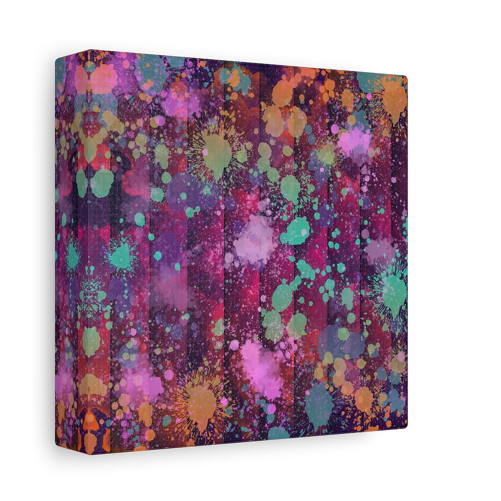 Thumbnail: Strawberry Mint Curtains Canvas Gallery Wraps