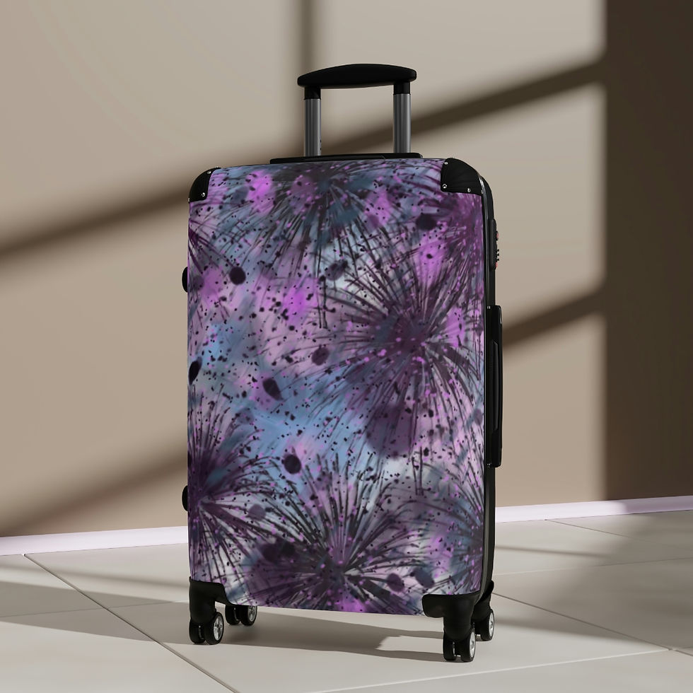 Thumbnail: Sunset and Fireworks Suitcases
