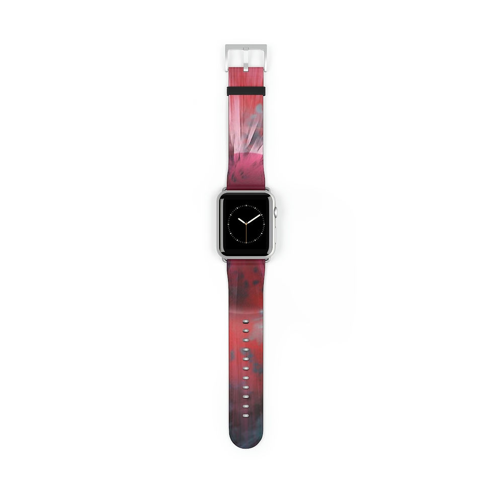 Thumbnail: Glowing Eclipse Apple Leather Watch Band