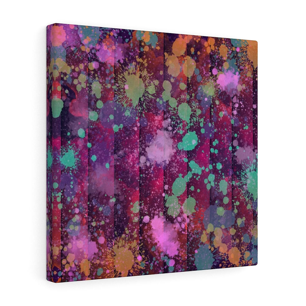 Thumbnail: Strawberry Mint Curtains Canvas Gallery Wraps