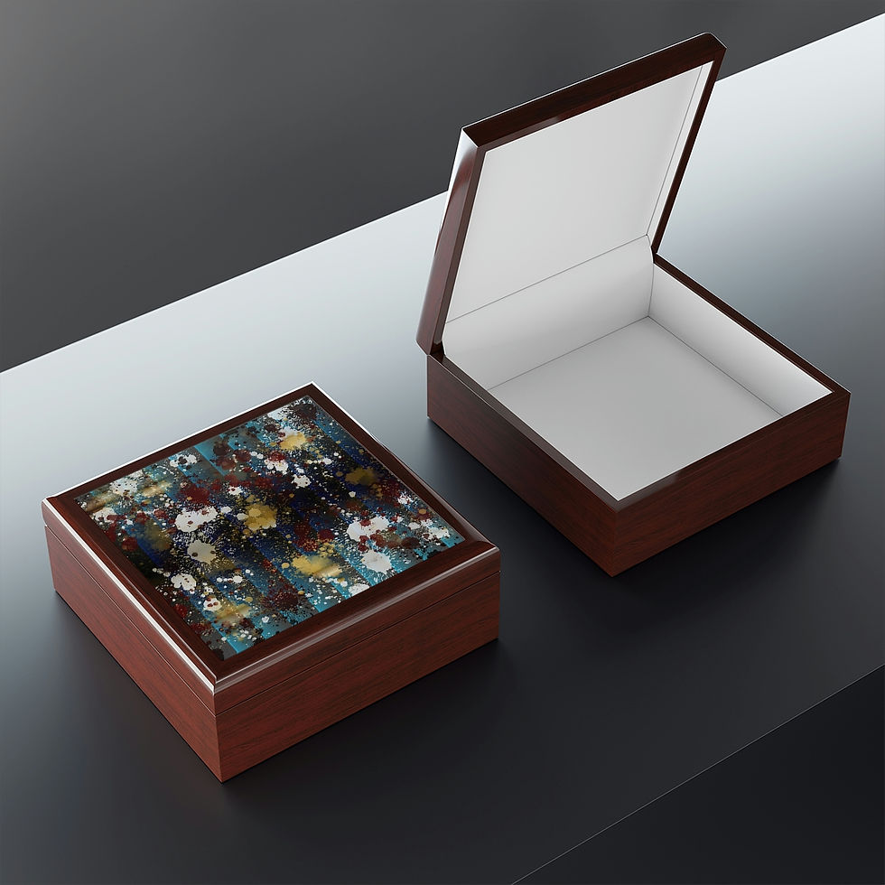 Thumbnail: Golden July Curtains Jewelry Box