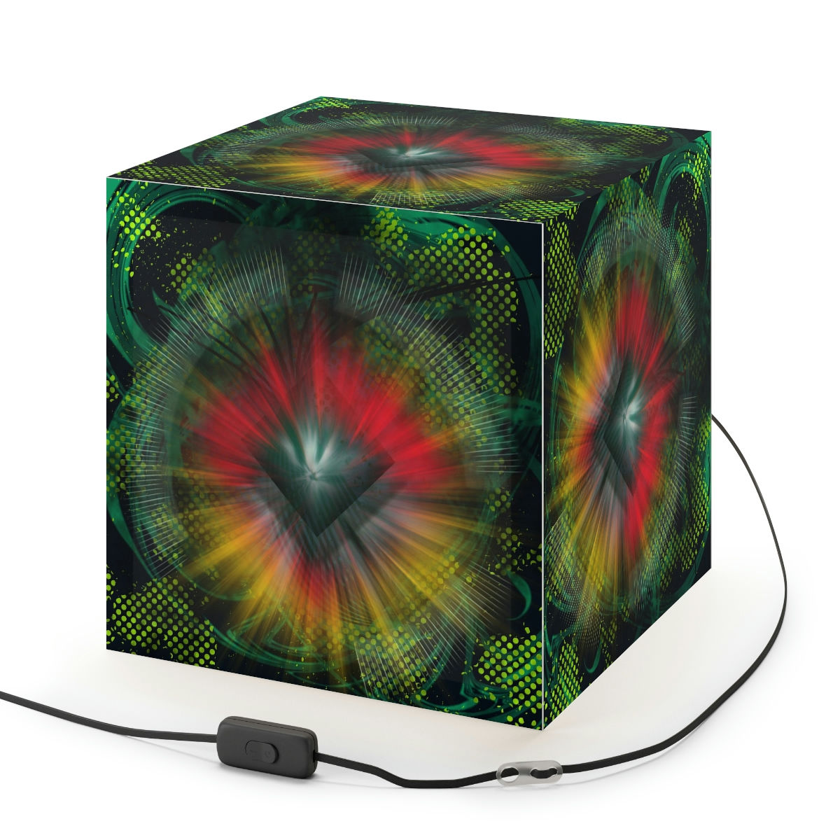 Emerald Visionary Cube Light