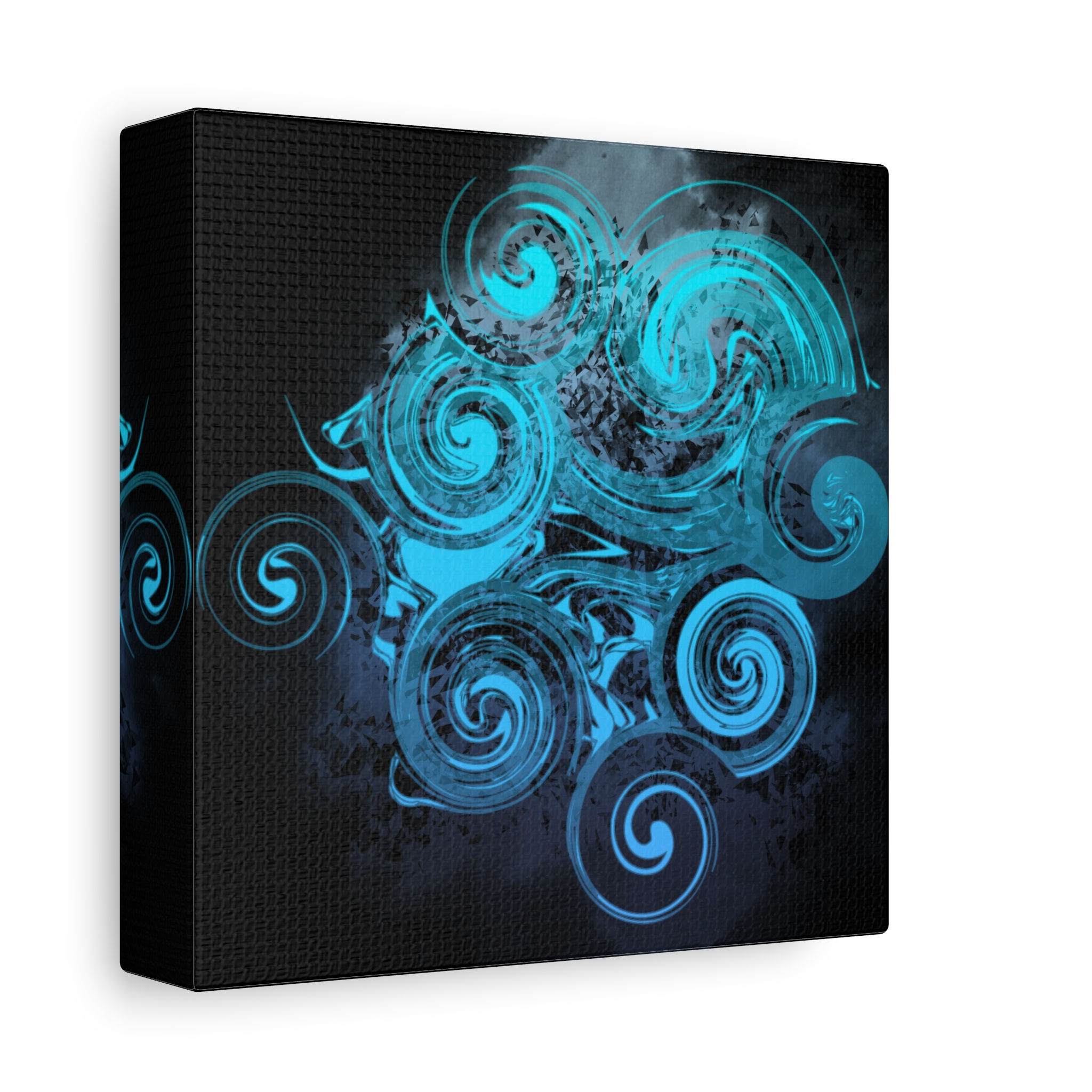 Sapphire Spiral Gears Gallery Wraps