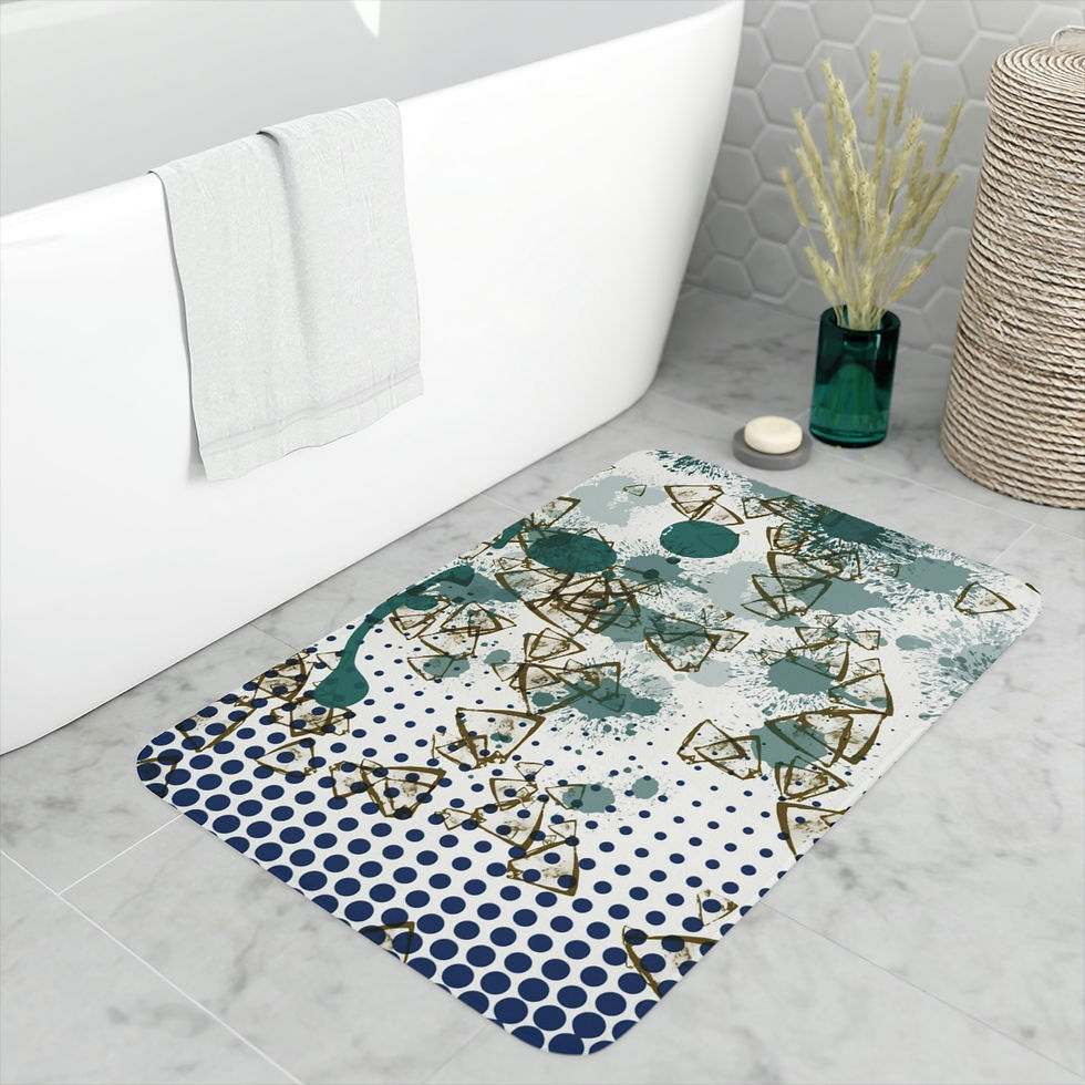 Thumbnail: Rushing Rogue Memory Foam Bath Mat