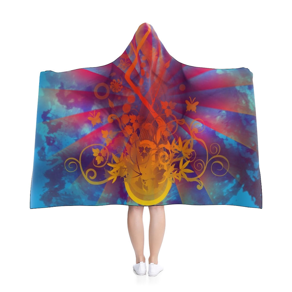 Thumbnail: Mesmerizing Melody Hooded Blanket