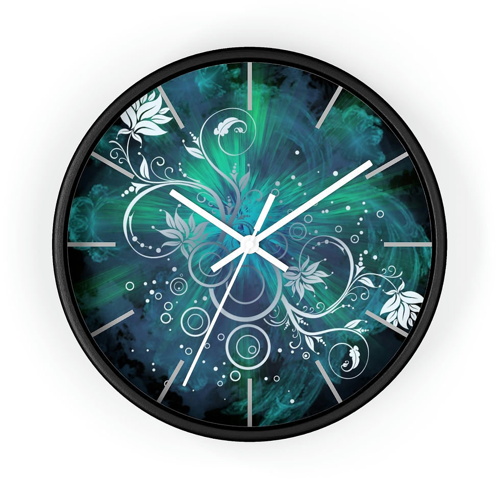 Thumbnail: Midnight Blossom Wall Clock