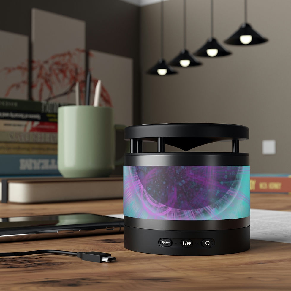 Thumbnail: Universal Eye Metal Bluetooth Speaker and Wireless Charging Pad