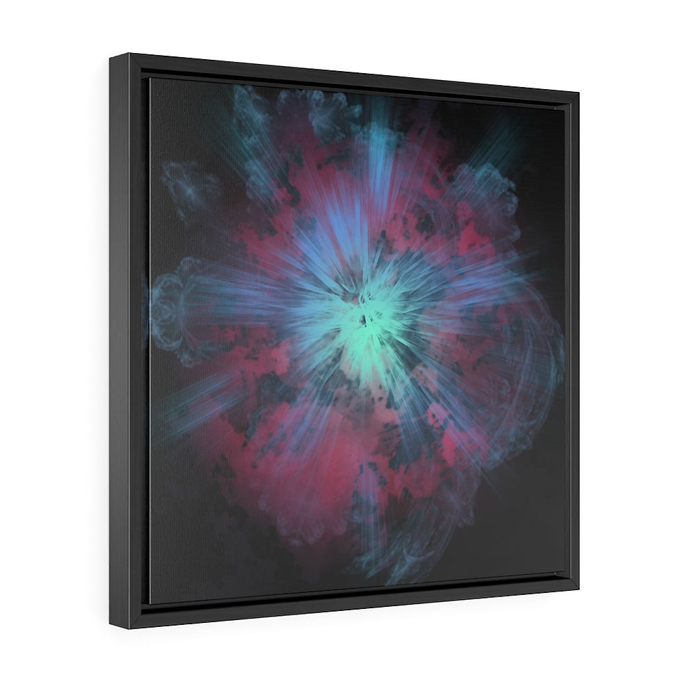 Thumbnail: Ruminating Horizon Gallery Canvas Wraps With Square Frame