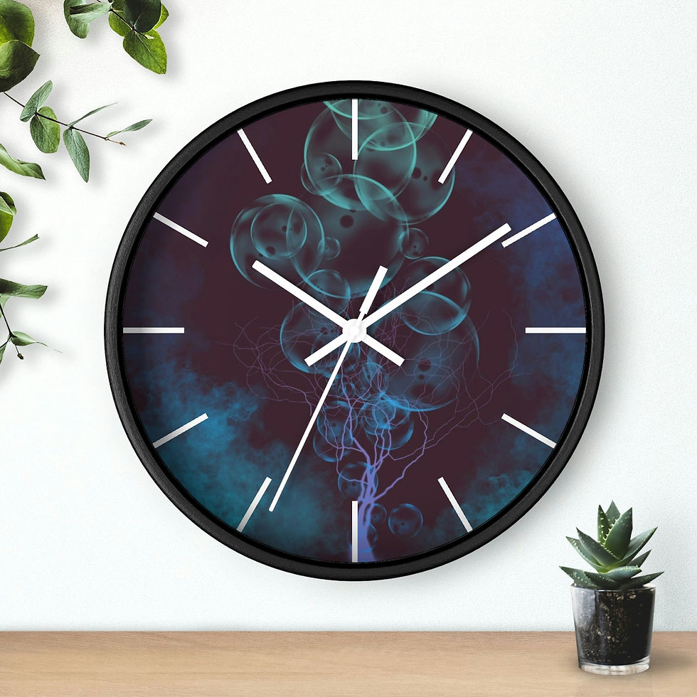 Thumbnail: Blueberry Dust Wand Wall Clock