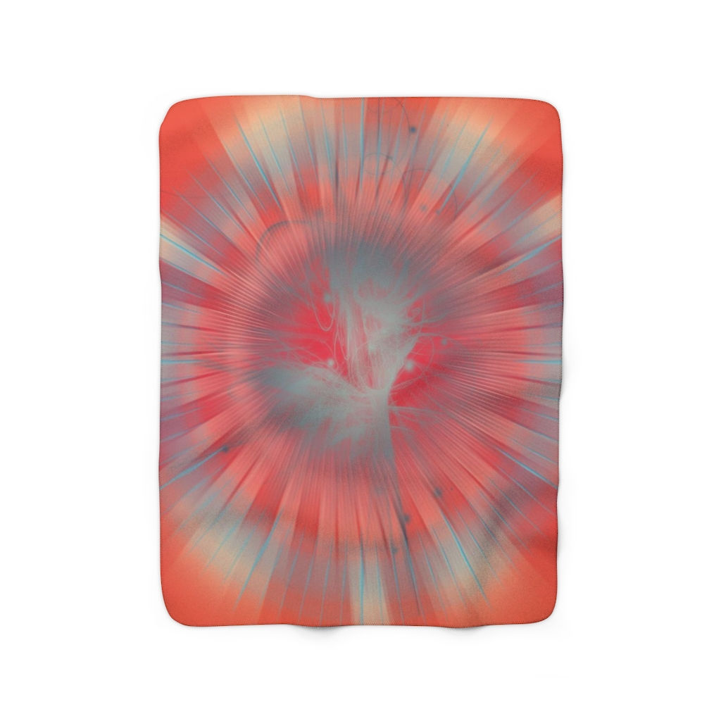 Silver Starlight Sherpa Fleece Blanket