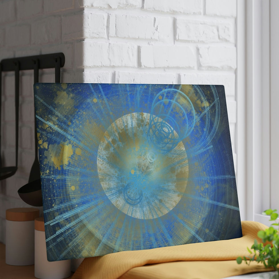 Thumbnail: Tranquil Home Star Glass Cutting Board