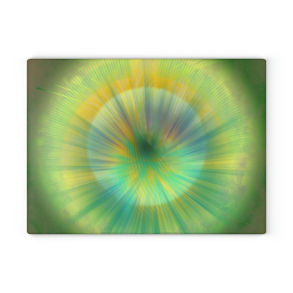 Thumbnail: Glassy Dandelion Glass Cutting Board